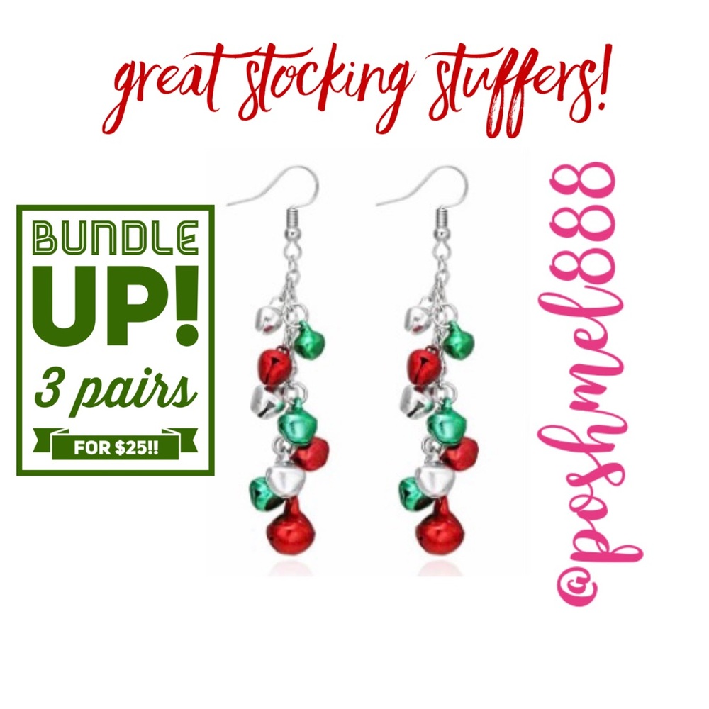 🎄🎁✨3 for $25 | Holiday & Christmas Earrings | Stocking Stuffers! - Picture 2 of 6